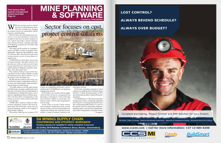 Mining Weekly sector focus