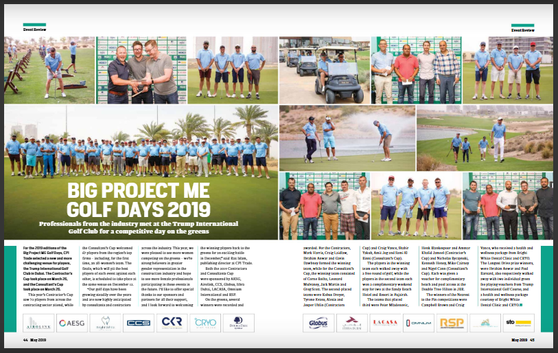 Big Project Golf Day March 2019