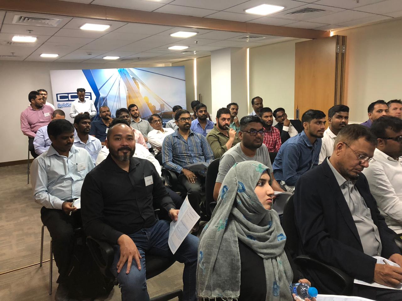 Attendees to the User event in Dubai