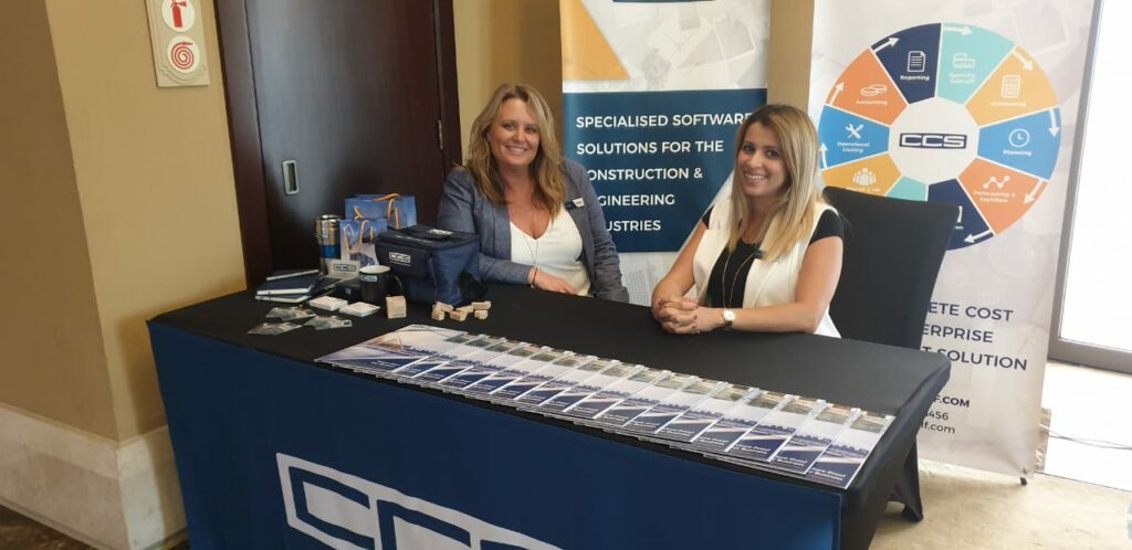 2 ladies at event table