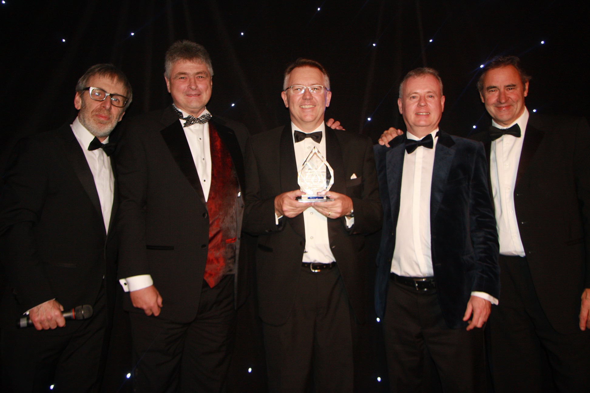 RIB CCS UK team accepting award