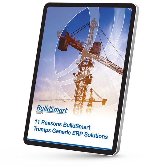 11 reasons BuildSmart trumps Generic ERP Solutions iPad